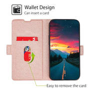 For Samsung Galaxy S25+ 5G Ultra-thin Voltage Side Buckle Horizontal Flip Leather Phone Case(Rose Gold)