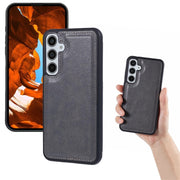 For Samsung Galaxy S25 5G Cowhide Texture Back Cover Phone Case(Grey)