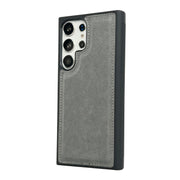 For Samsung Galaxy S25 5G Cowhide Texture Back Cover Phone Case(Grey)