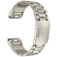 For Garmin 26mm Five-beads Titanium Alloy Push Buckle Metal Quick Release Watch Band(Titanium Color) - free shipping - PMc TechLife - Order now!