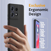 For Motorola Edge 50 Pro Shockproof Silicone Magsafe Phone Case(Black)