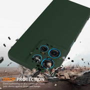 For Motorola Moto G Play 2025 Shockproof Silicone Magsafe Phone Case(Dark Green)