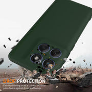 For Motorola Edge 60 / 60s / 60 Fusion Shockproof Silicone Magsafe Phone Case(Dark Green)