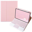 For OPPO Pad 3 / Pad 2 Candy Color Bluetooth Keyboard Leather Case,Square Keys with Touchpad(Pink) - Others Keyboard by PMC TechLife | Online Shopping South Africa | PMC TechLife | Buy Now Pay Later Mobicred