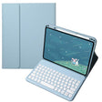 For OPPO Pad 3 / Pad 2 Candy Color Bluetooth Keyboard Leather Case, Round Key(Misty Blue) - Others Keyboard by PMC TechLife | Online Shopping South Africa | PMC TechLife | Buy Now Pay Later Mobicred