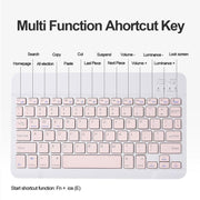 For OPPO Pad 3 / Pad 2 Candy Color Bluetooth Keyboard Leather Case, Round Key with Touchpad(Black)