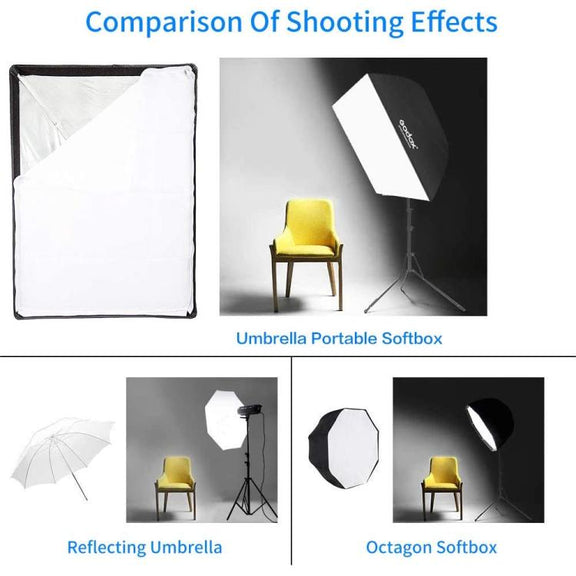 Godox UB Series Four Corner Umbrella Softbox, Size:60 x 60cm