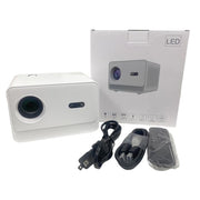M10 1280 x 720P 200ANSI Amlogic H713 CPU Android 11.0 Smart Projector, EU Plug(White)
