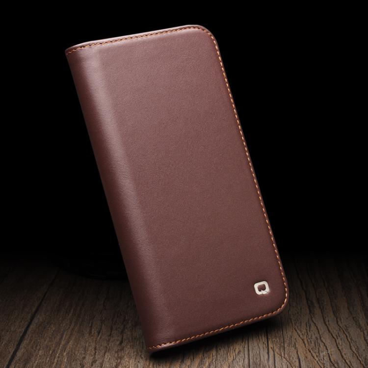 For iPhone 16e QIALINO Classic Gen2 Genuine Leather Phone Case(Black)