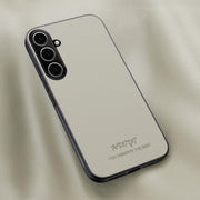 For Samsung Galaxy S25 5G HUIYI Leather Magnetic Phone Case(White)