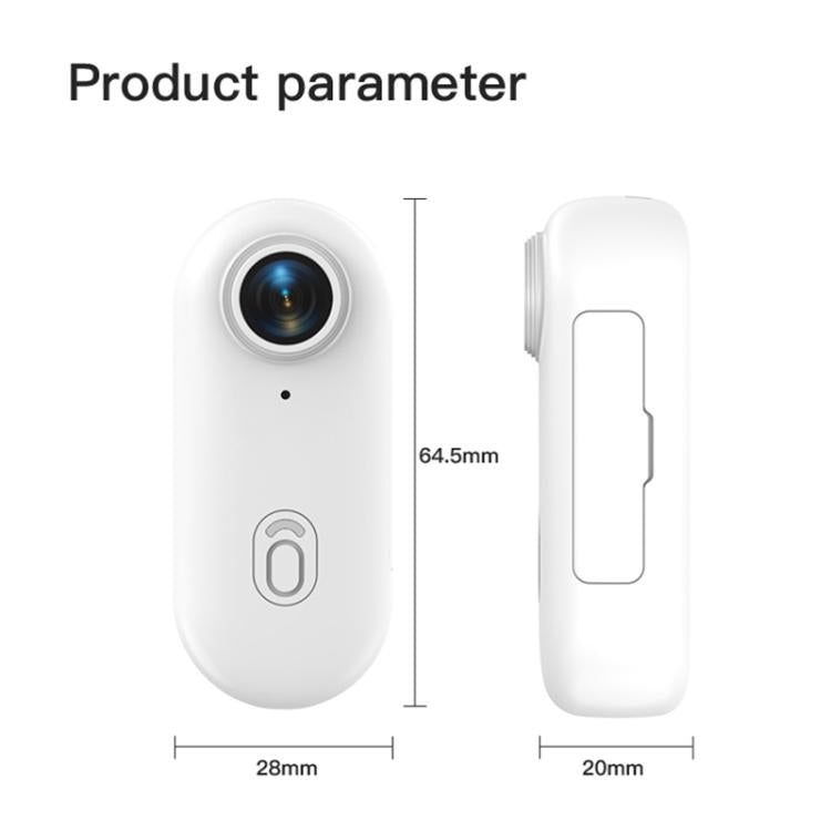H88 1080P Thumb Sports Camera Mini WiFi Camera, Specification:Simple Version(Black)