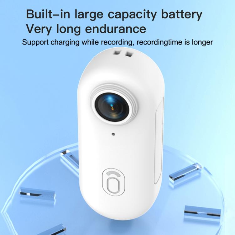 H88 1080P Thumb Sports Camera Mini WiFi Camera, Specification:Simple Version(Black)