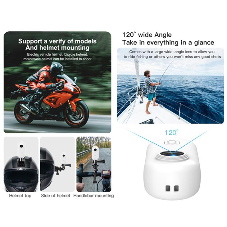 H88 1080P Thumb Sports Camera Mini WiFi Camera, Specification:Simple Version(Black)