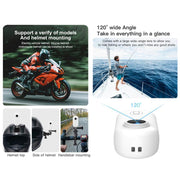 H88 1080P Thumb Sports Camera Mini WiFi Camera, Specification:Simple Version(Black)