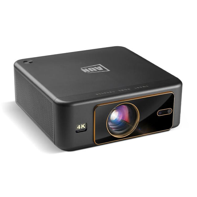 AUN U002 1920x1080P 970ANSI Android 12 Home Theater Smart Projector, UK Plug(Dark Grey)