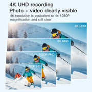 H88 4K Thumb Sports Camera Mini WiFi Camera, Specification:Standard Version(White)