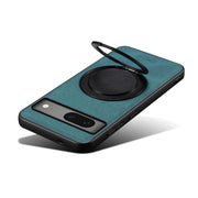 For Google Pixel 7 Denior A14 Skin Feel Rotating Holder MagSafe Phone Case(Blue)