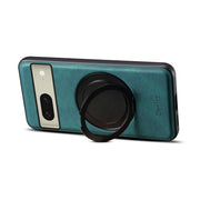 For Google Pixel 8 Denior A14 Skin Feel Rotating Holder MagSafe Phone Case(Blue)