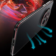 For Huawei Mate 70 Aurora Series Lens Protector + Metal Frame Phone Case(Silver)