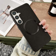For Samsung Galaxy S25+ 5G CD Magsafe Magnetic Litchi Texture Phone Case(Black) - free shipping - PMC TechLife - Order now!