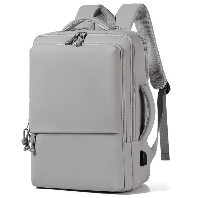 P960 Large Capacity Water Resistant Fashionable Backpack(Grey)