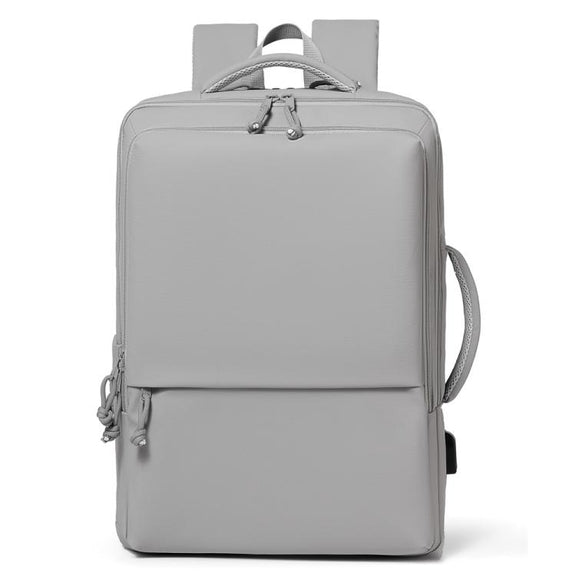 P960 Large Capacity Water Resistant Fashionable Backpack(Grey)