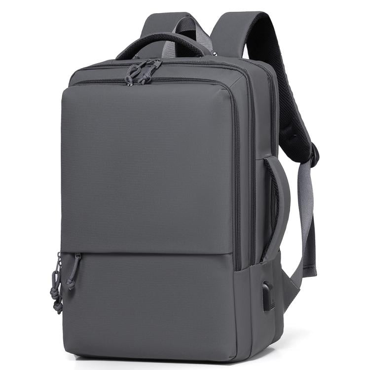 P960 Large Capacity Water Resistant Fashionable Backpack(Dark Grey)