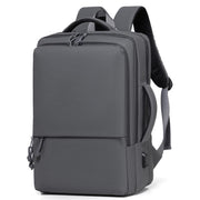 P960 Large Capacity Water Resistant Fashionable Backpack(Dark Grey)