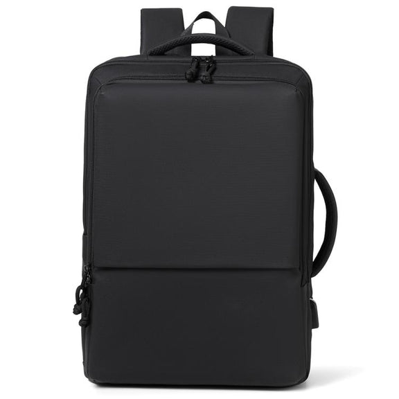 P960 Large Capacity Water Resistant Fashionable Backpack(Black)