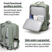 P960 Large Capacity Water Resistant Fashionable Backpack(Dark Grey)