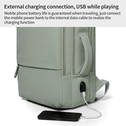 P960 Large Capacity Water Resistant Fashionable Backpack(Dark Grey)
