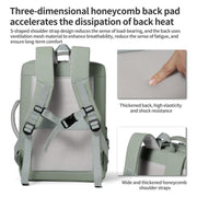 P960 Large Capacity Water Resistant Fashionable Backpack(Dark Grey)