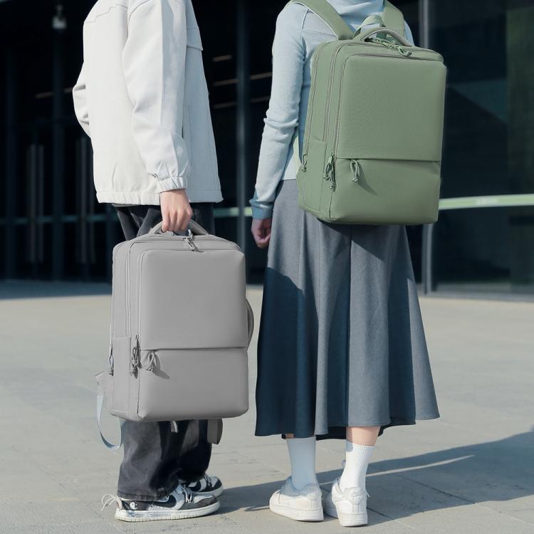 P960 Large Capacity Water Resistant Fashionable Backpack(Dark Grey)