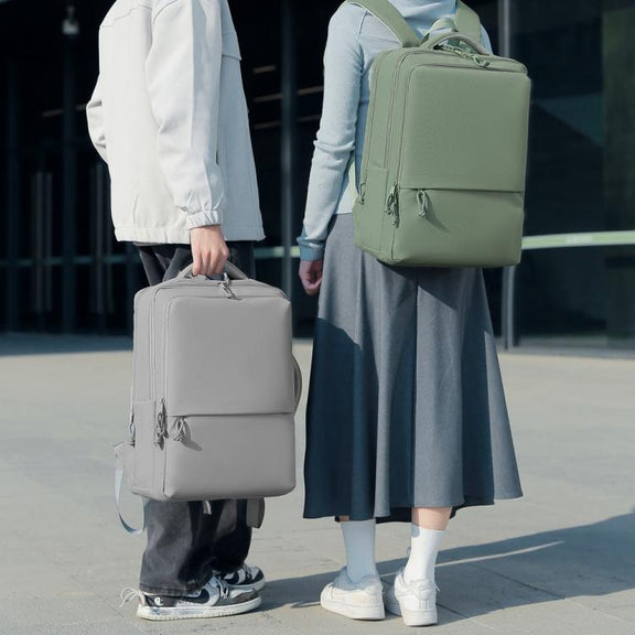 P960 Large Capacity Water Resistant Fashionable Backpack(Dark Grey)