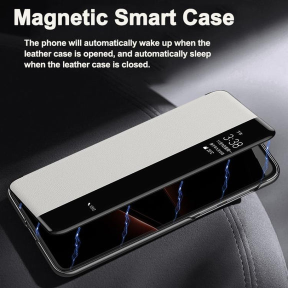 For Huawei Mate 70 Pro / 70 Pro+ Smart View Window Imitation Ultimate Design Phone Case(Black)