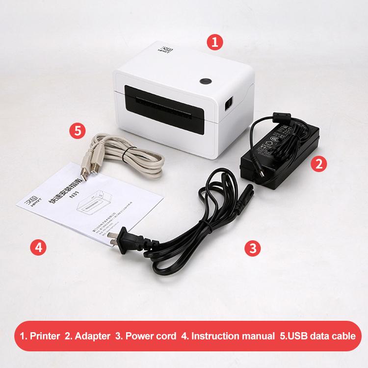HPRT N31XE Cloud Print Express Electronic Label Printer, Plug:US Plug(White)