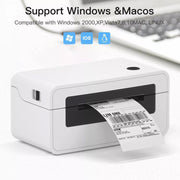 HPRT N41 Computer Version Express Electronic Waybill Printer, Plug:EU Plug(White)