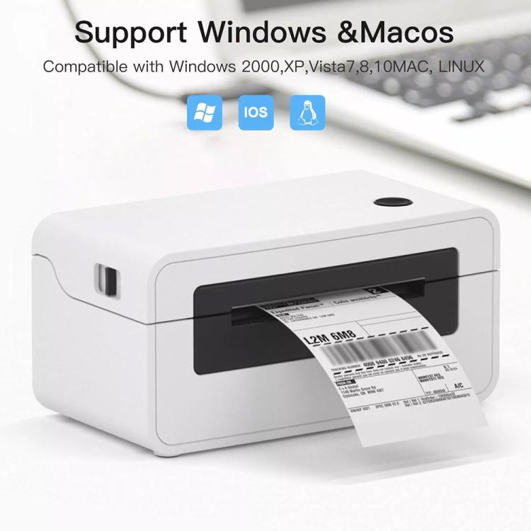 HPRT N41 Bluetooth Version Express Electronic Waybill Printer, Plug:UK Plug(White)