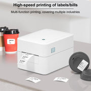 HPRT D35 Computer Version Express Electronic Waybill Printer, Plug:US Plug(White)