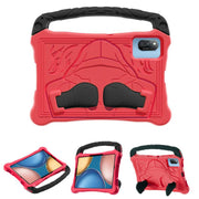 For Honor Tablet V7 11 inch Boxing Series Kickstand EVA Shockproof Tablet Case with Shoulder Strap(Red Black)