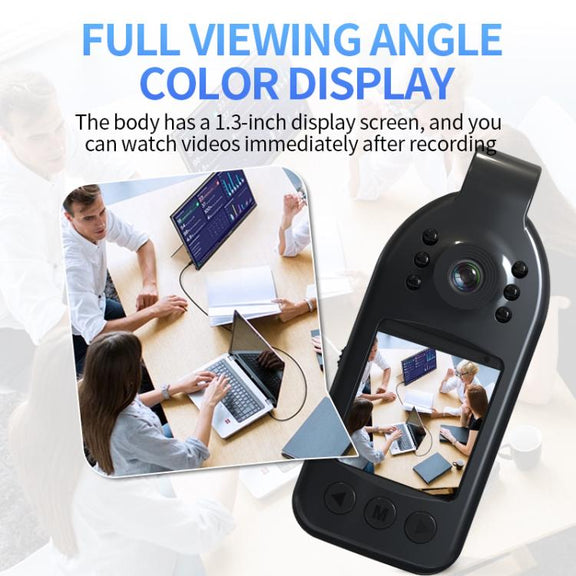 L09 1.33 inch Screen 1080P HD Outdoor Sports Camera Recorder(Black)
