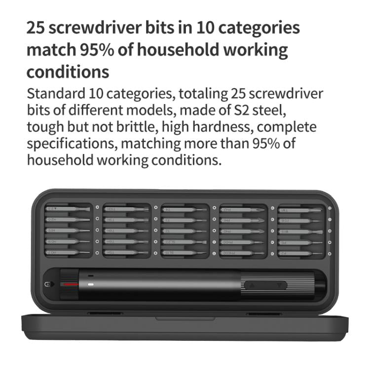 Original Xiaomi Youpin DUKA E2 Electric Screwdriver Set(Black)