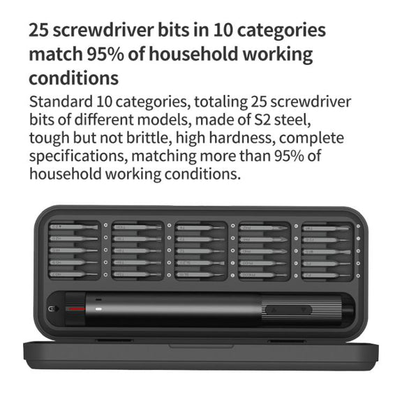 Original Xiaomi Youpin DUKA E2 Electric Screwdriver Set(Black)