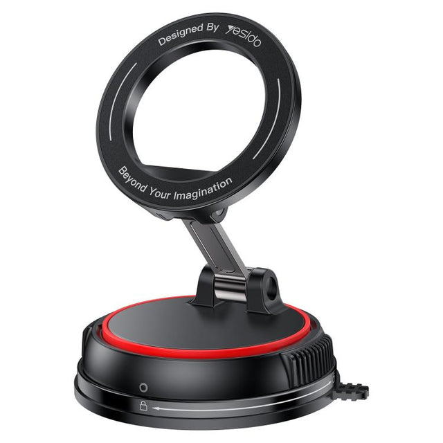 Yesido C219 Suction Cup Car MagSafe Magnetic Mobile Phone Holder(Black)