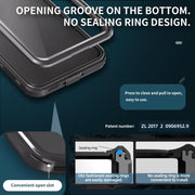 For Samsung Galaxy A55 5G RedPepper 360 Full Body Rugged IP68 Water-resistant Phone Case(Black)