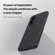 For Samsung Galaxy A36 5G NILLKIN Super Frosted Shield Pro PC + TPU Phone Case(Black)