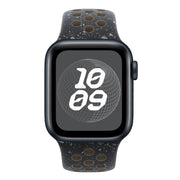 For Apple Watch 46mm / 49mm / 45mm / 44mm Coloful Silicone Watch Band(Midnight Black Brown)