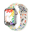 For Apple Watch 46mm / 49mm / 45mm / 44mm Sport Silicone Watch Band(Rainbow) - free shipping - PMc TechLife - Order now!