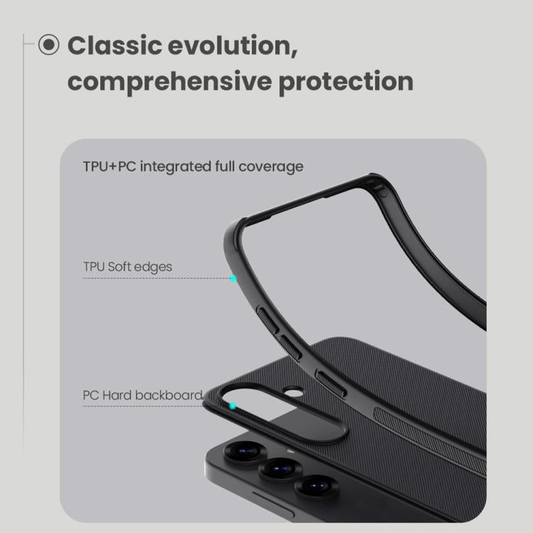 For Samsung Galaxy S25+ 5G NILLKIN Frosted Shield Pro Magnetic Phone Case(Black)