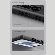For Samsung Galaxy S25 Ultra 5G NILLKIN Frosted Shield Pro PC + TPU Phone Case(Black)